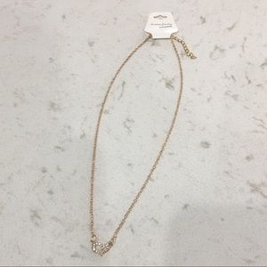 NWT Gold Heart Necklace